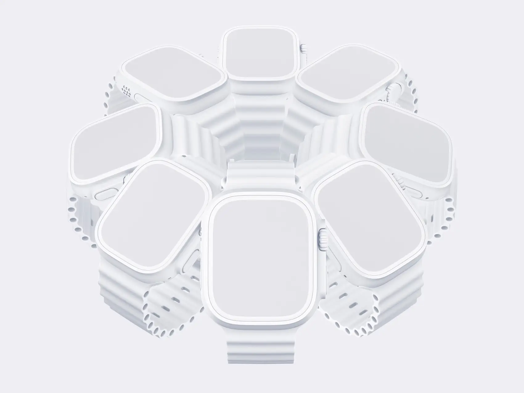 Watch Ultra Mockup, Clay 01 1