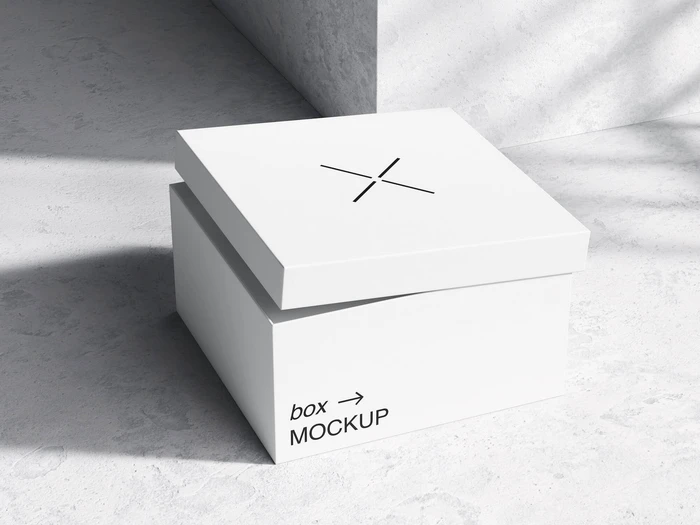 Qubus, Stylish Box Packaging Mockup, US, 24