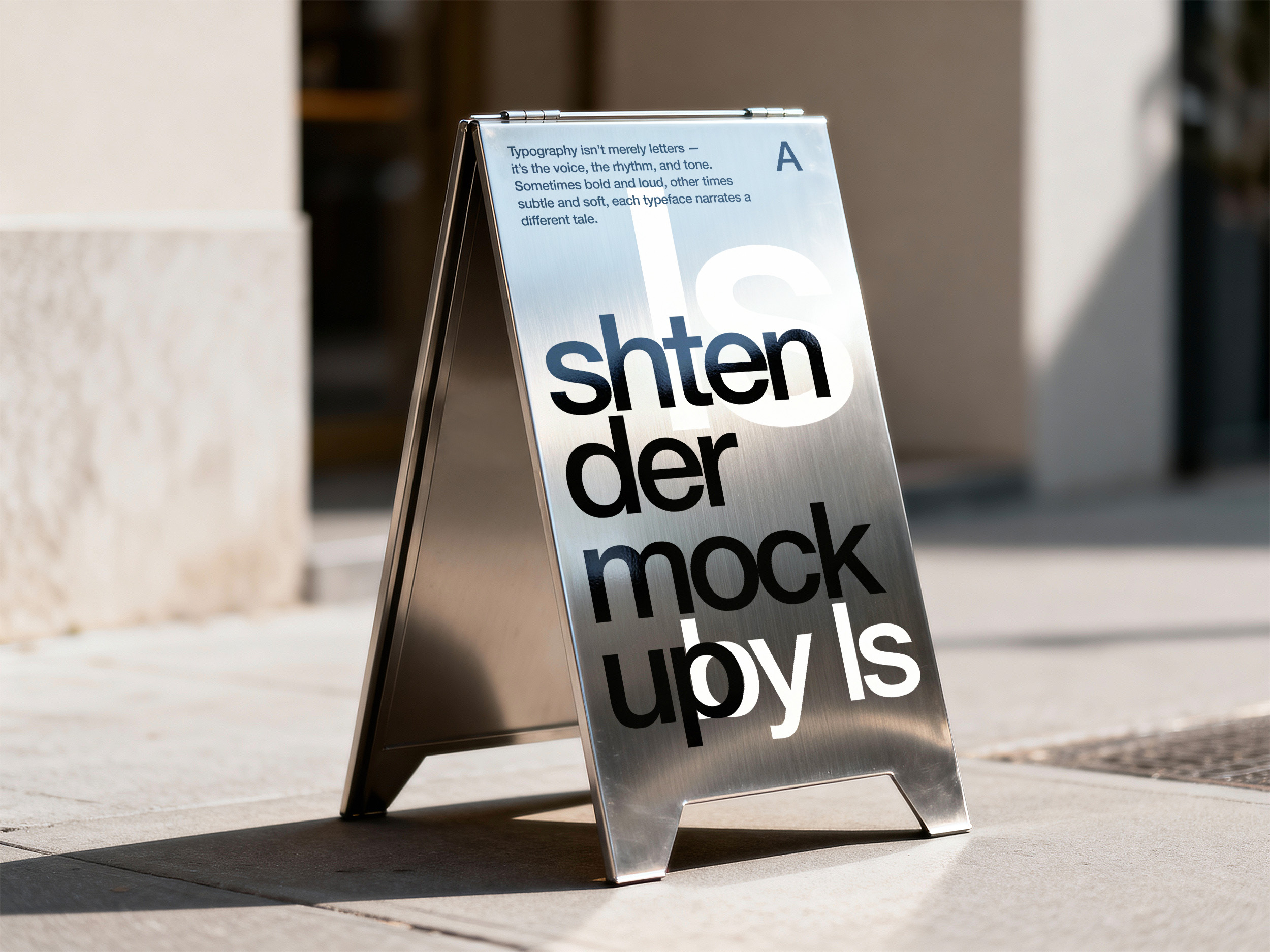 Street Stand Mockup