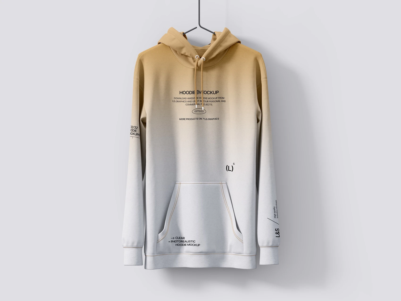 Hoodie hanging mockup, 03 1