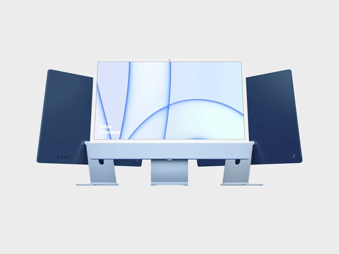 iMac 24-inch Mockups, 07