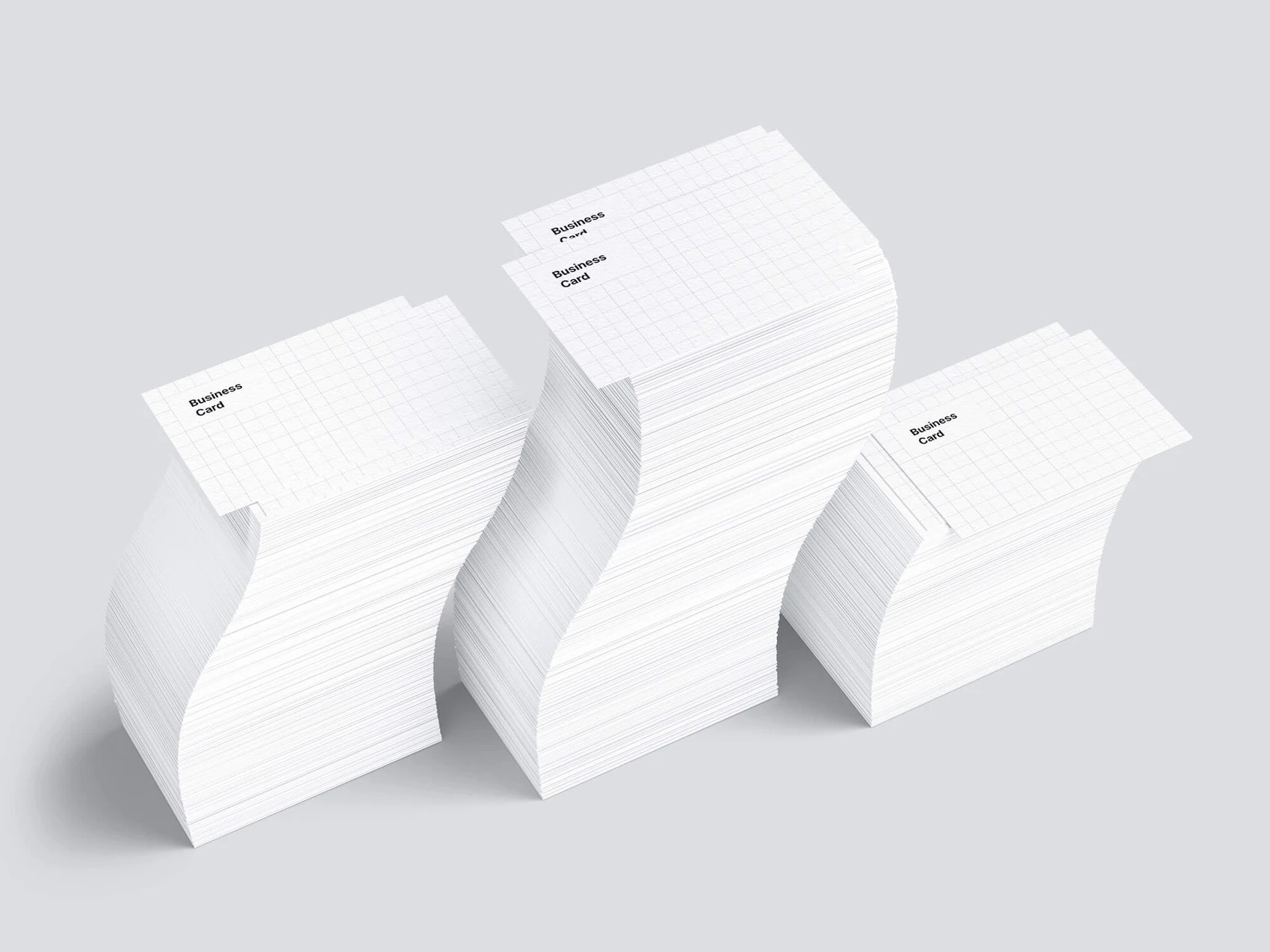 Business Card Mockups, EU-Angled, 03 1