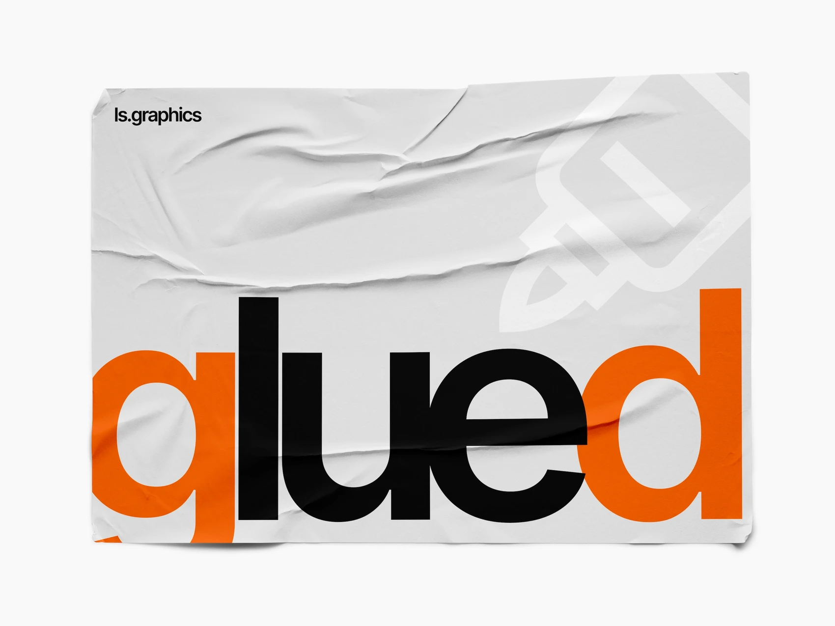 Glued Paper Mockup, EU, Simple, 12 1