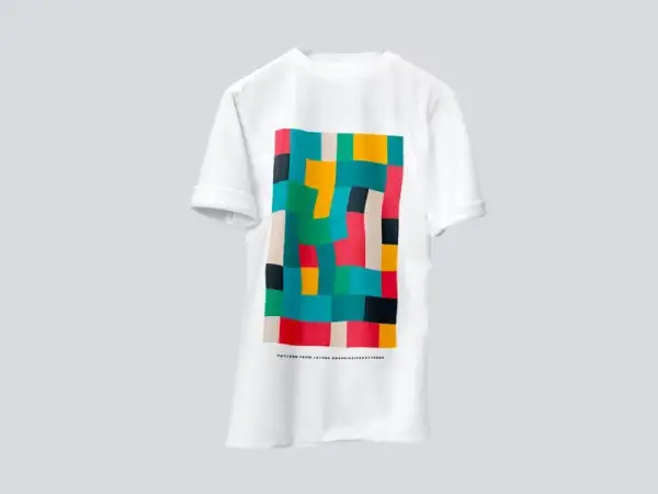 Different Colors Free T-Shirt Mockup
