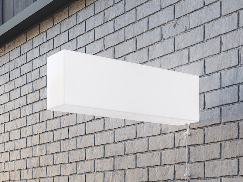 Sign Mockup, Lightbox, 06