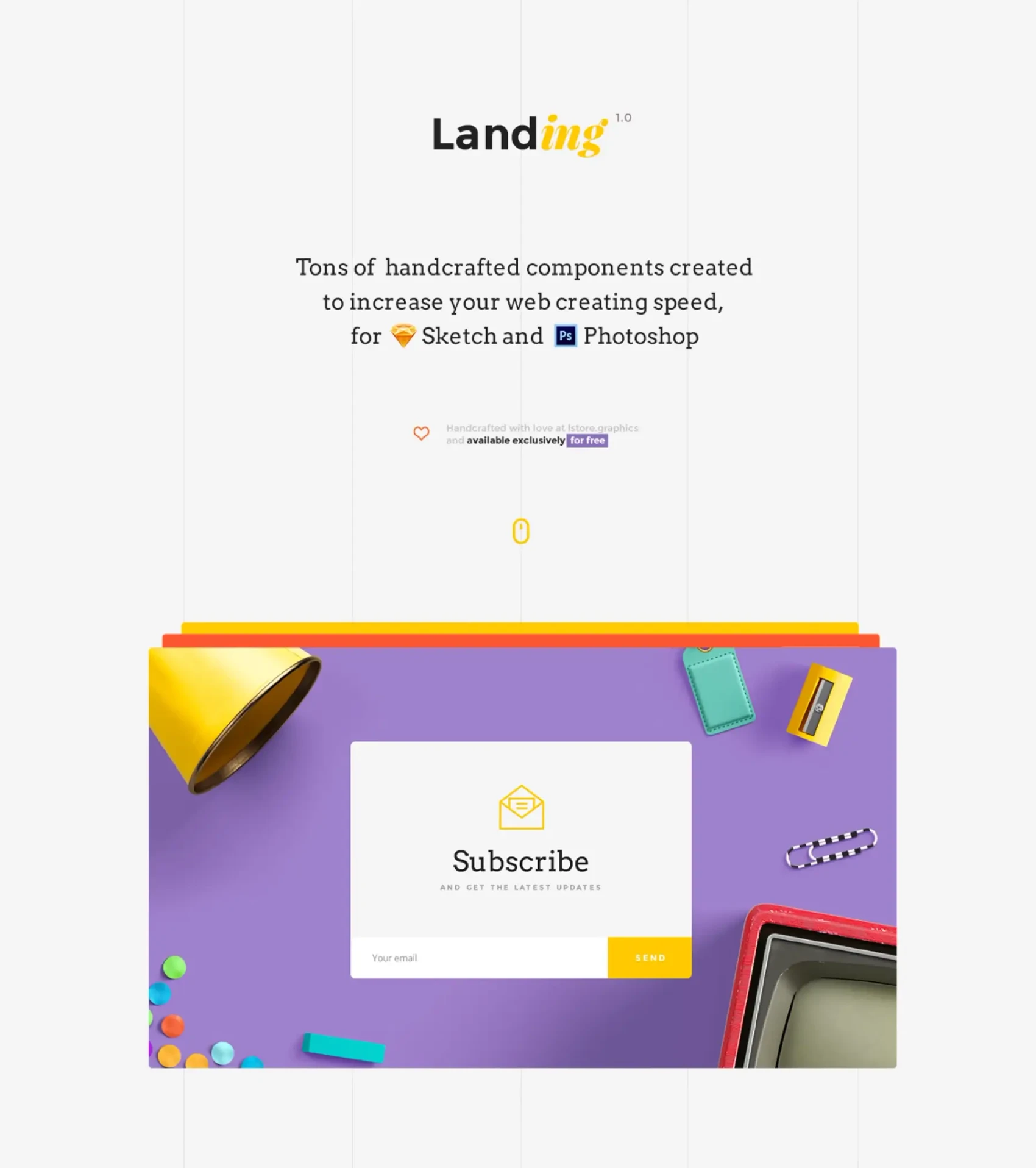 UI Kit Landing Page 1