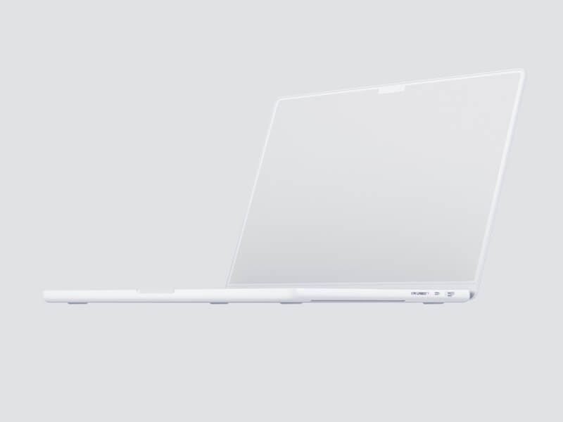 MacBook Pro 16 inch Clay Mockups, 05