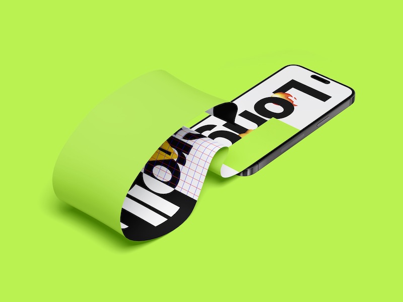 iPhone 14 Pro Longscroll Mockup #7