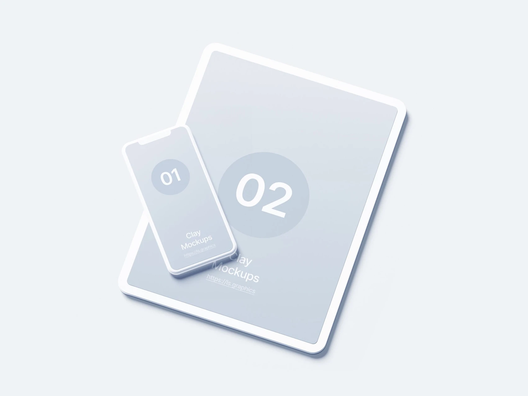 iPhone Clay Mockups, 06 1