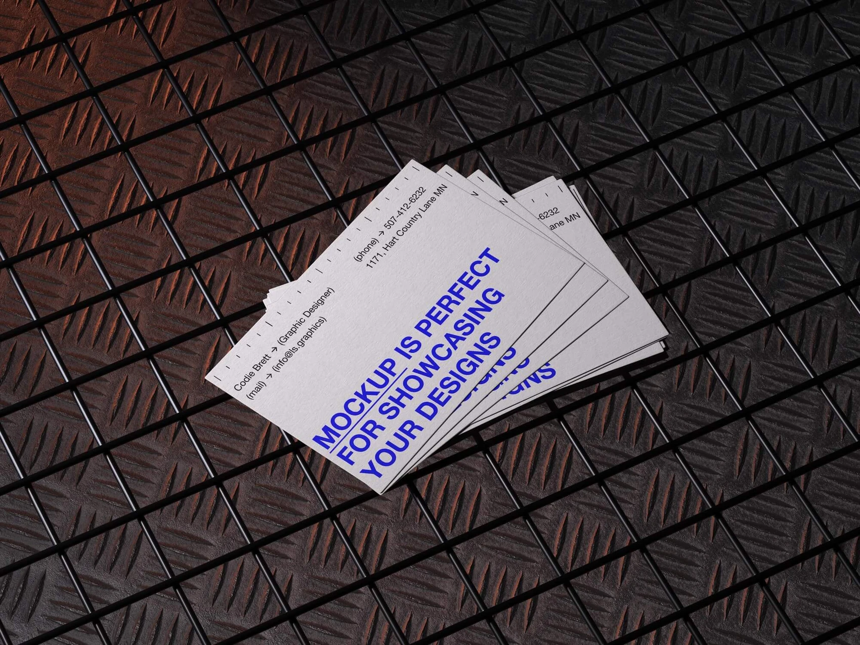 Ayon, Business Card Mockups, EU, 08 1