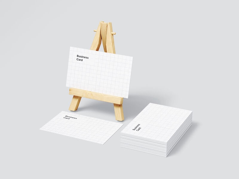 Business Card Mockups EU-Angled, 19