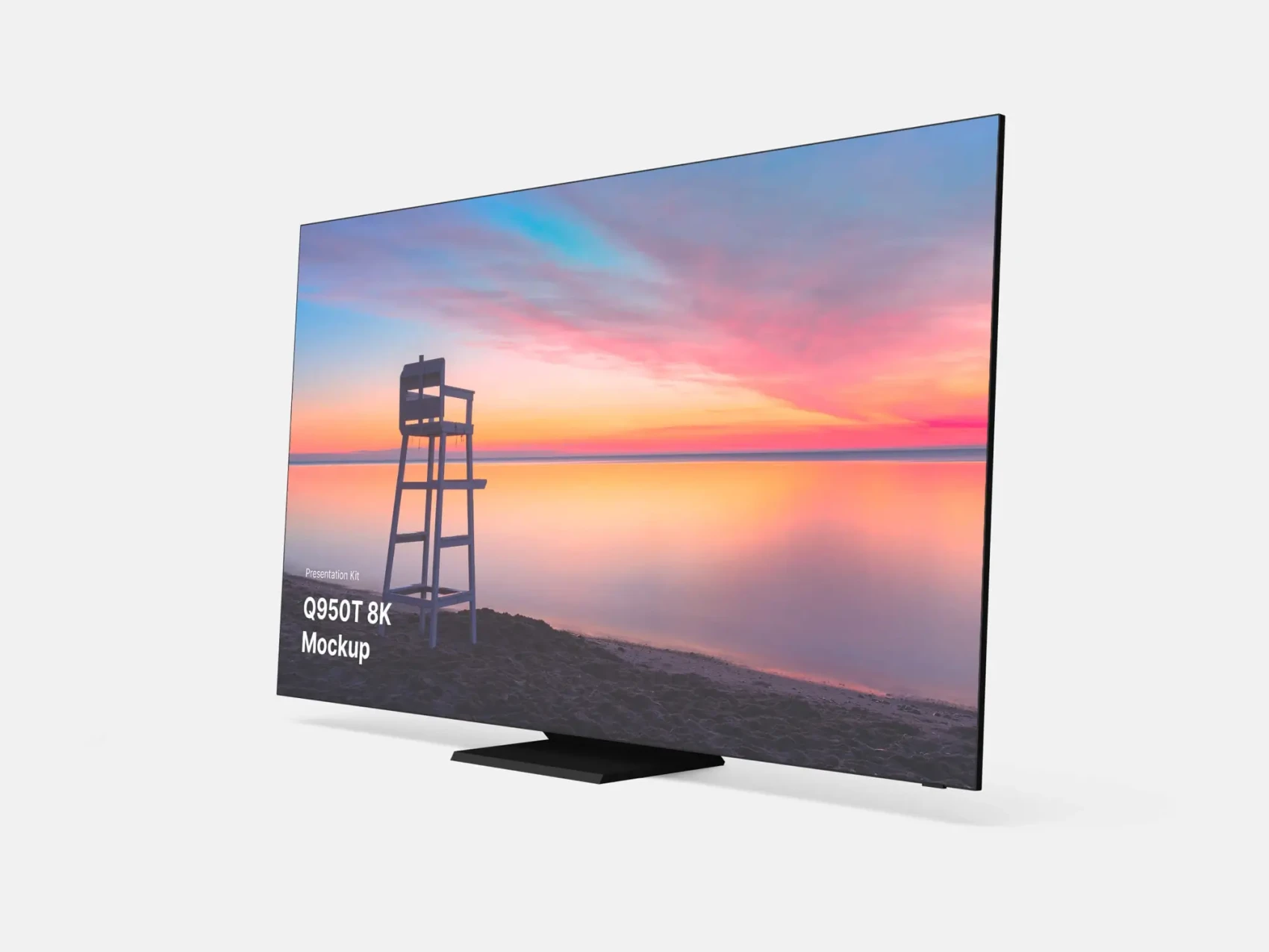 Samsung TV Mockup (Q950T 8K) 16