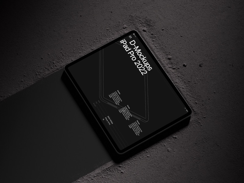 D-Mockups: iPad Pro, 09