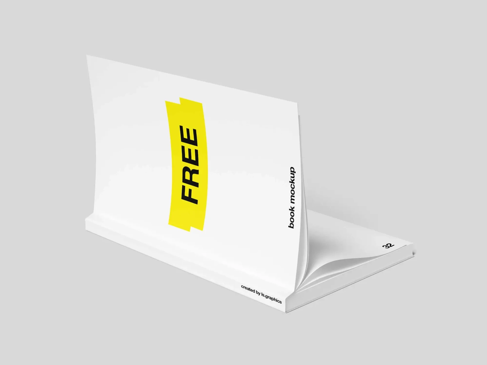 Free Minimalistic Book Mockup Scene 1
