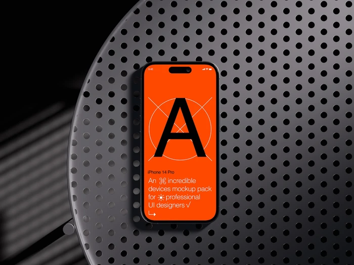A-Mockups: iPhone 14 Pro, 08