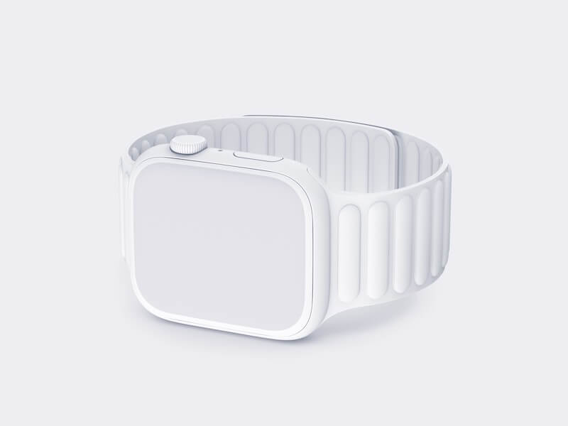 Watch Series 7 Clay Mockups, 11