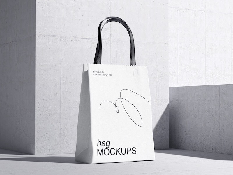 Qubus, Minimalistic Bag Mockup, EU, 23