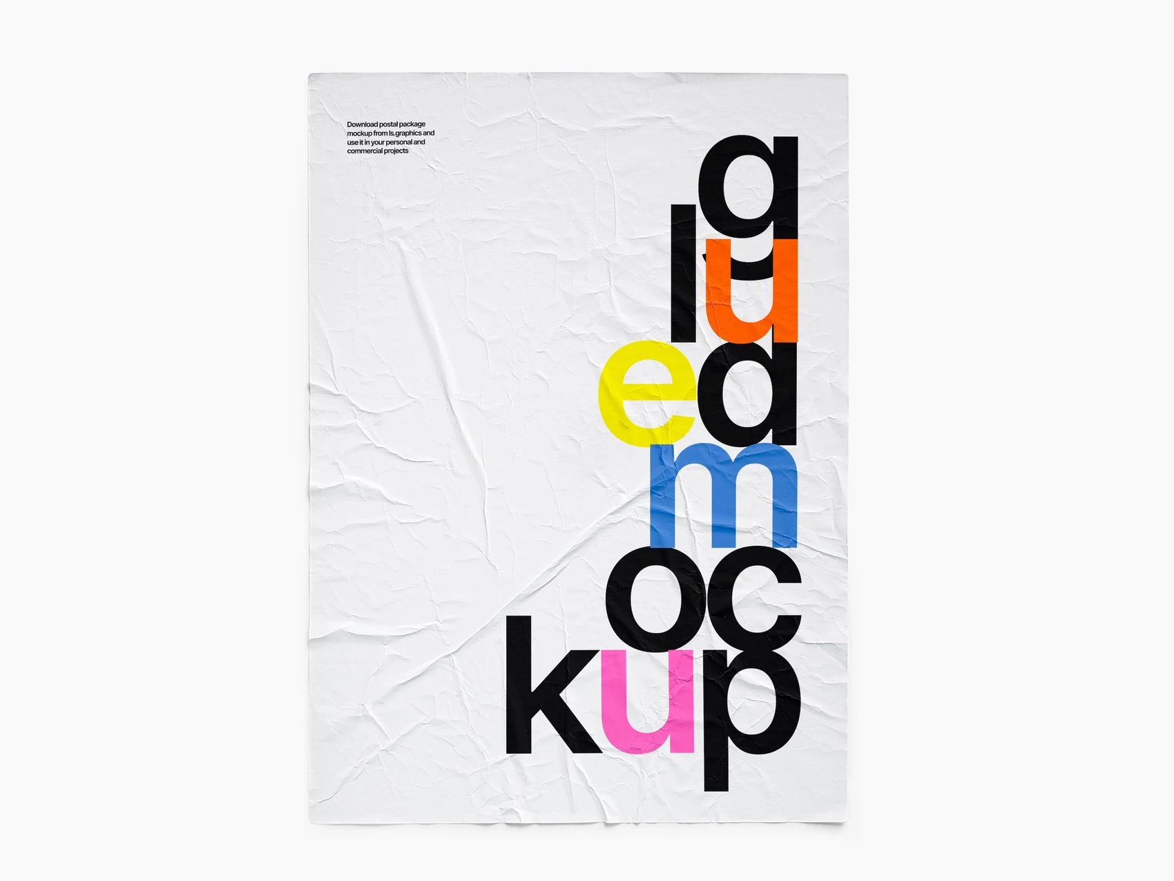 Glued Paper Mockup, EU, Glossy, 4 1