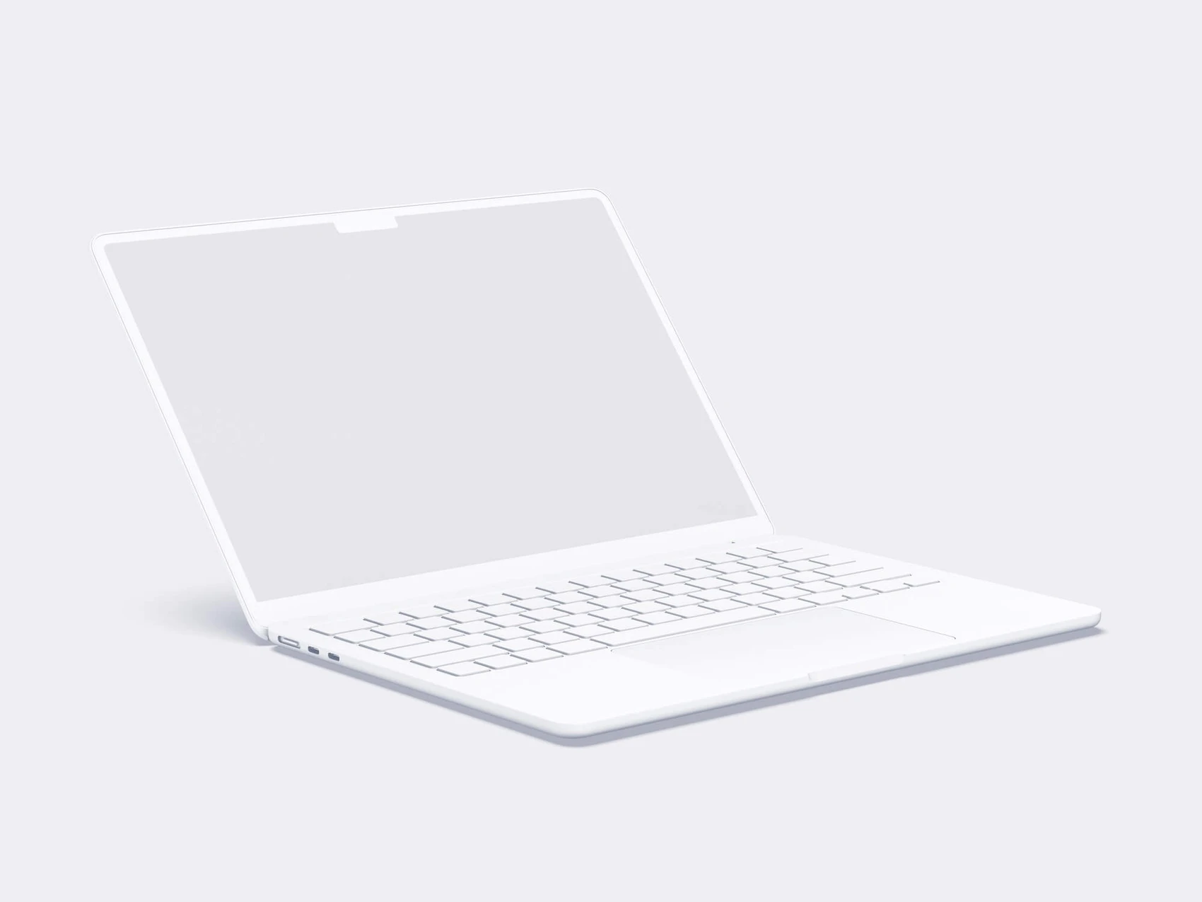 MacBook Air (M2) Clay Mockups, 07 1