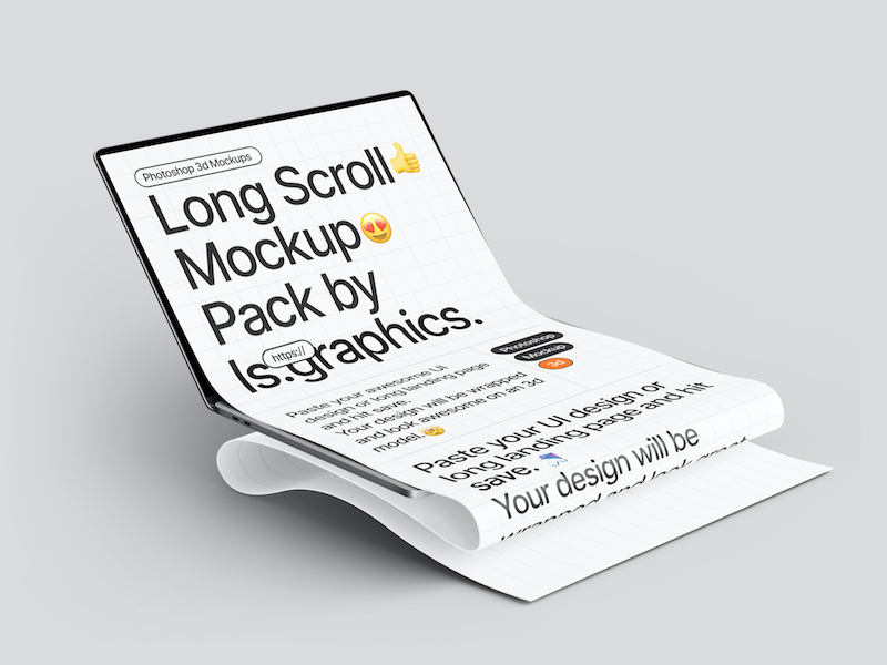 Long Scroll Mockups, 34