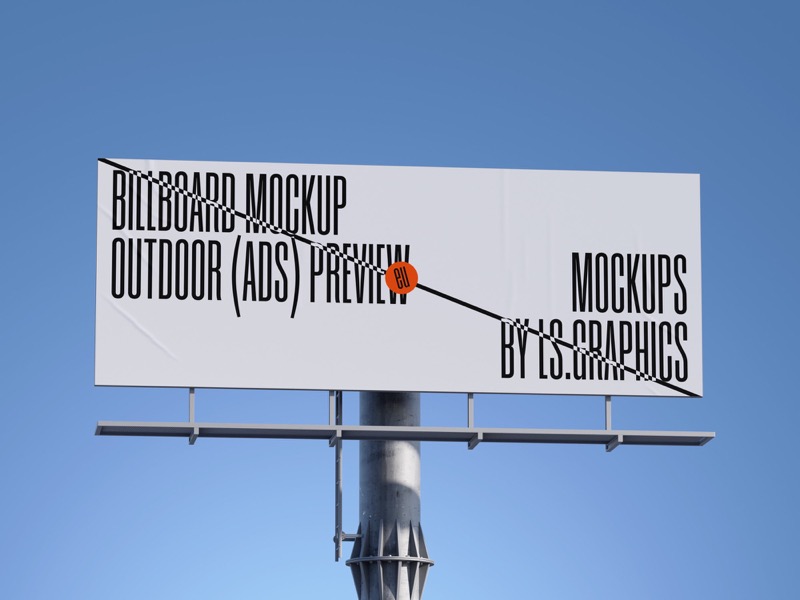 Billboard Mockup, Environment, EU Scene 16