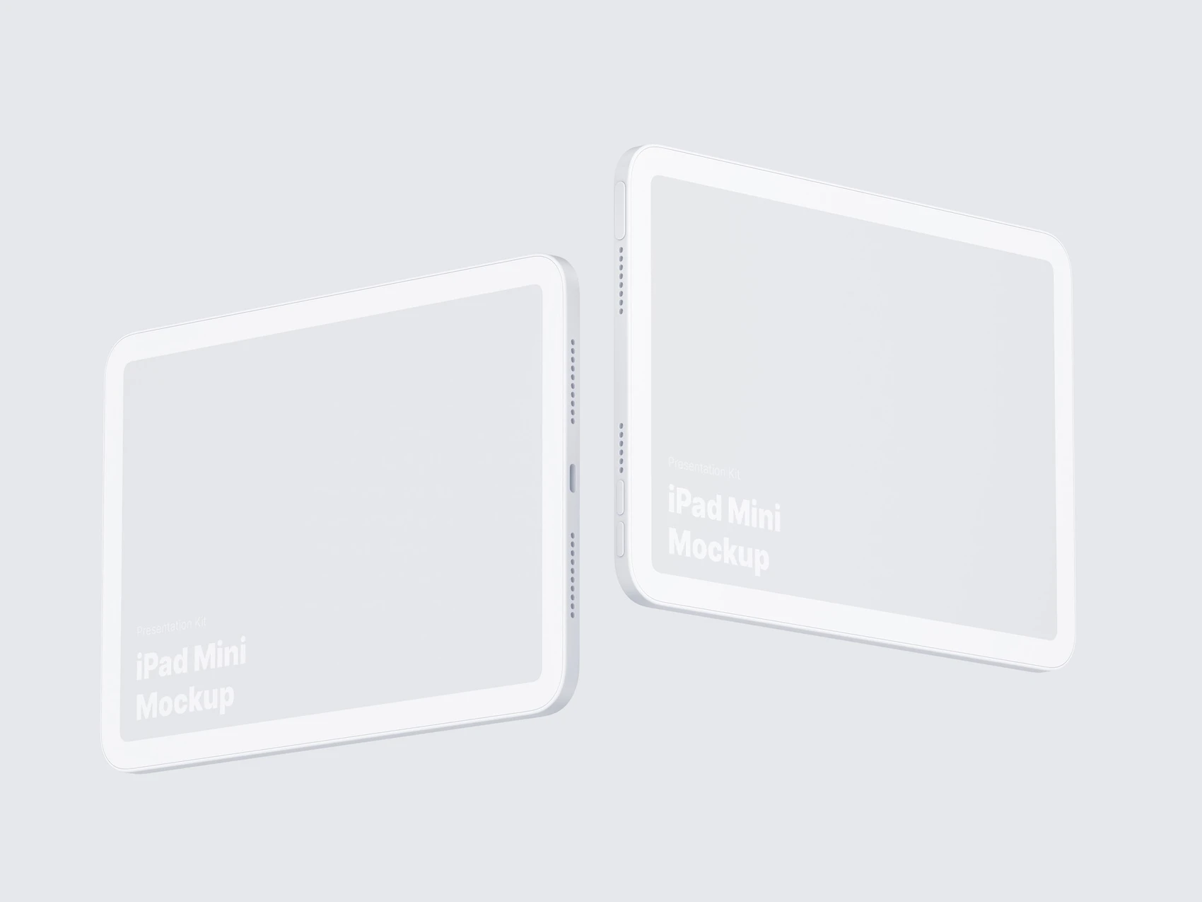 iPad Mini Clay Mockups, 11 1
