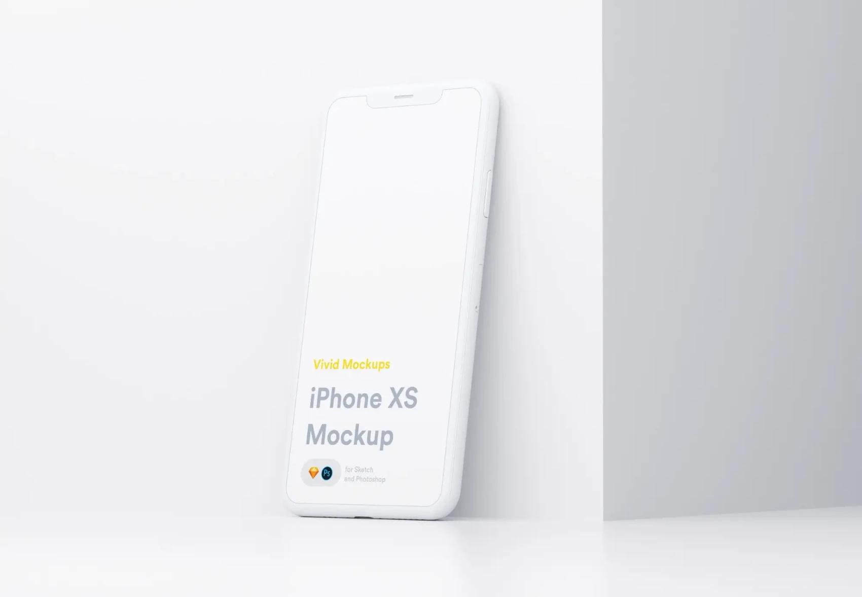 Free Vivid iPhone X Mockup 1