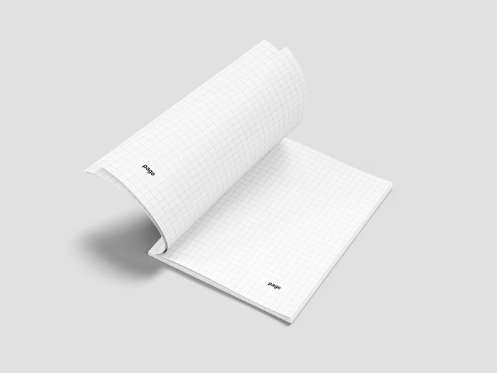 Magazine Mockup, US Landscape, 06