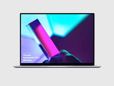 Huawei MateBook X Pro Mockups