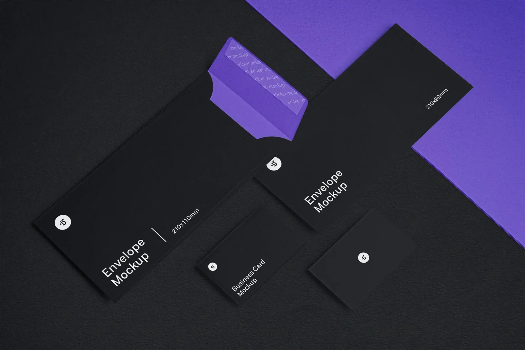 Envelope and Business Card Mockups 3