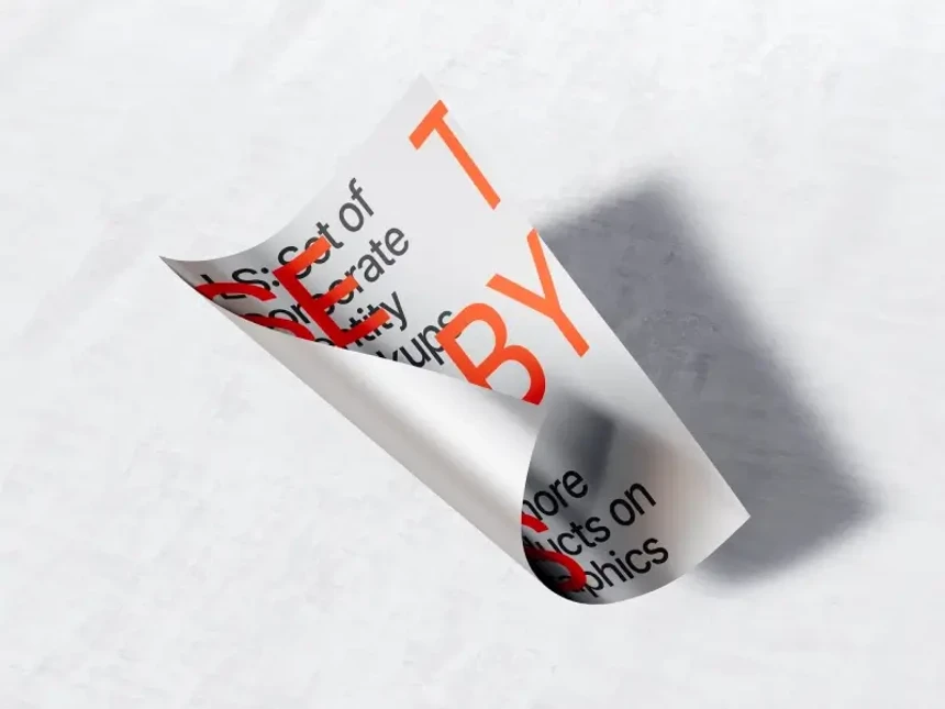 Metallic Paper Mockups 9