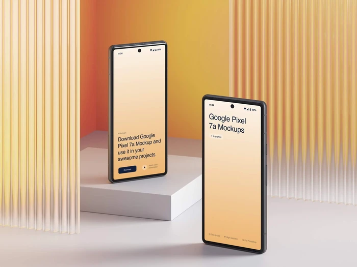 H-Mockups: Google Pixel 7a, 16