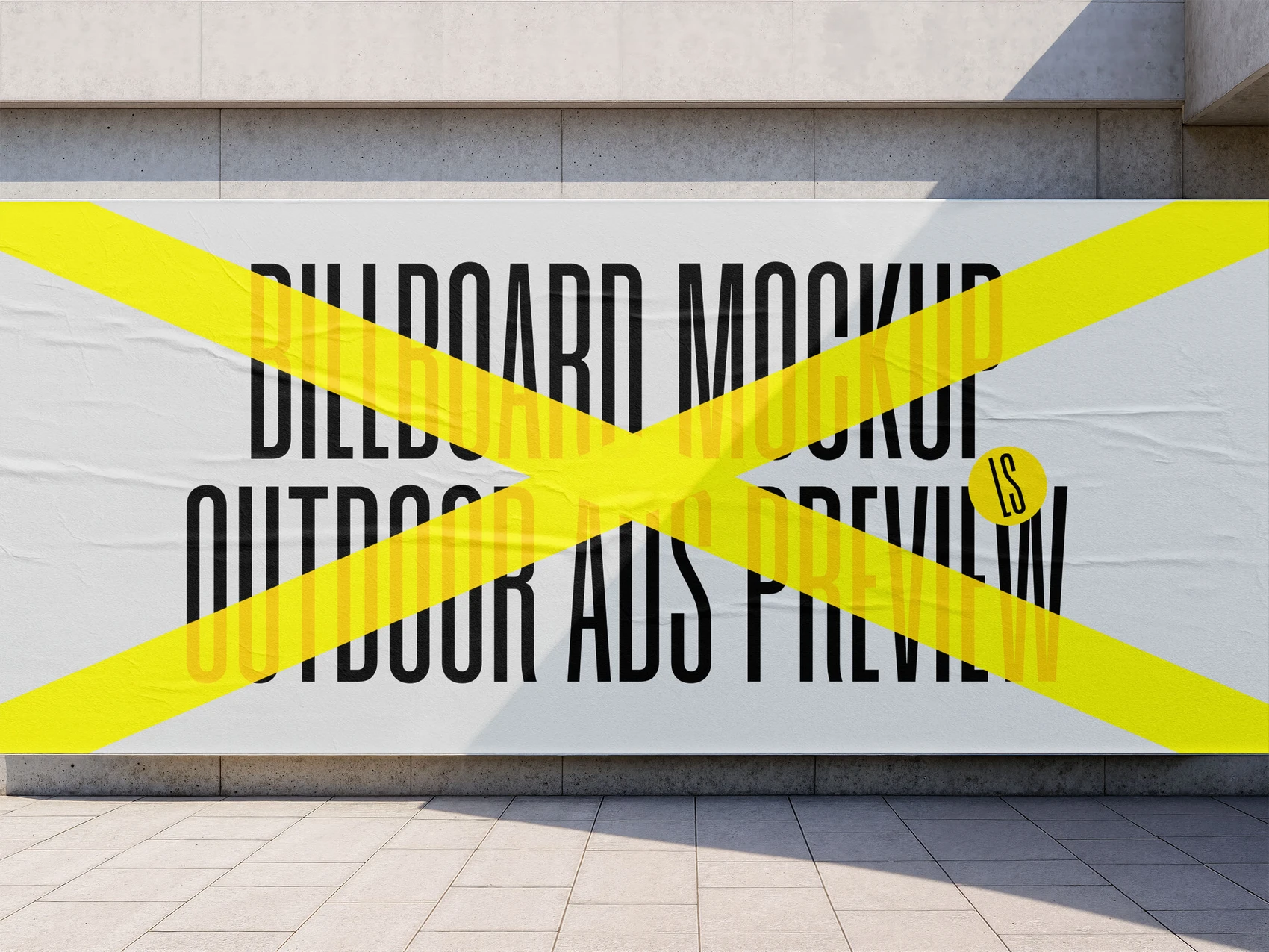 Outdoor Billboard Mockup 1