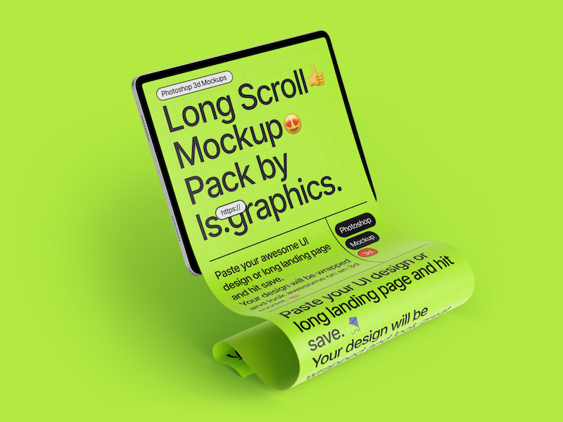 Long Scroll Mockups, 33