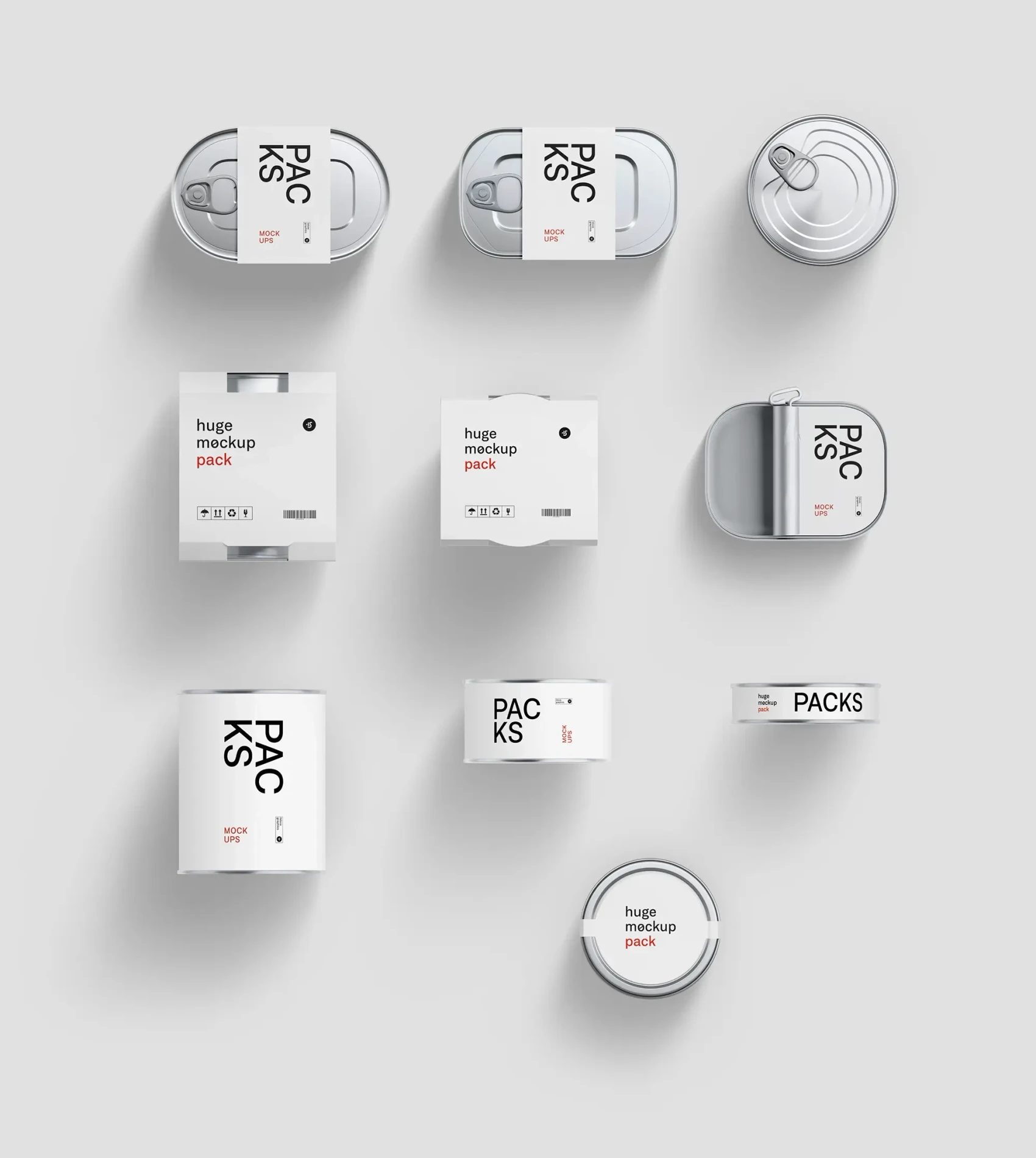 Tin Boxes and Canned Goods Mockups 8