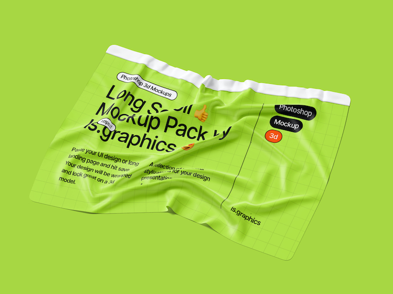 Long Scroll Mockups, 01