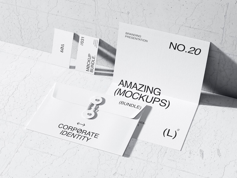 Qubus, Quality Rendered Print Mockups, EU, 29