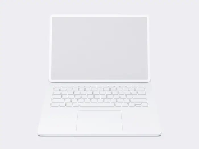 Laptop Studio Clay Mockups: 03