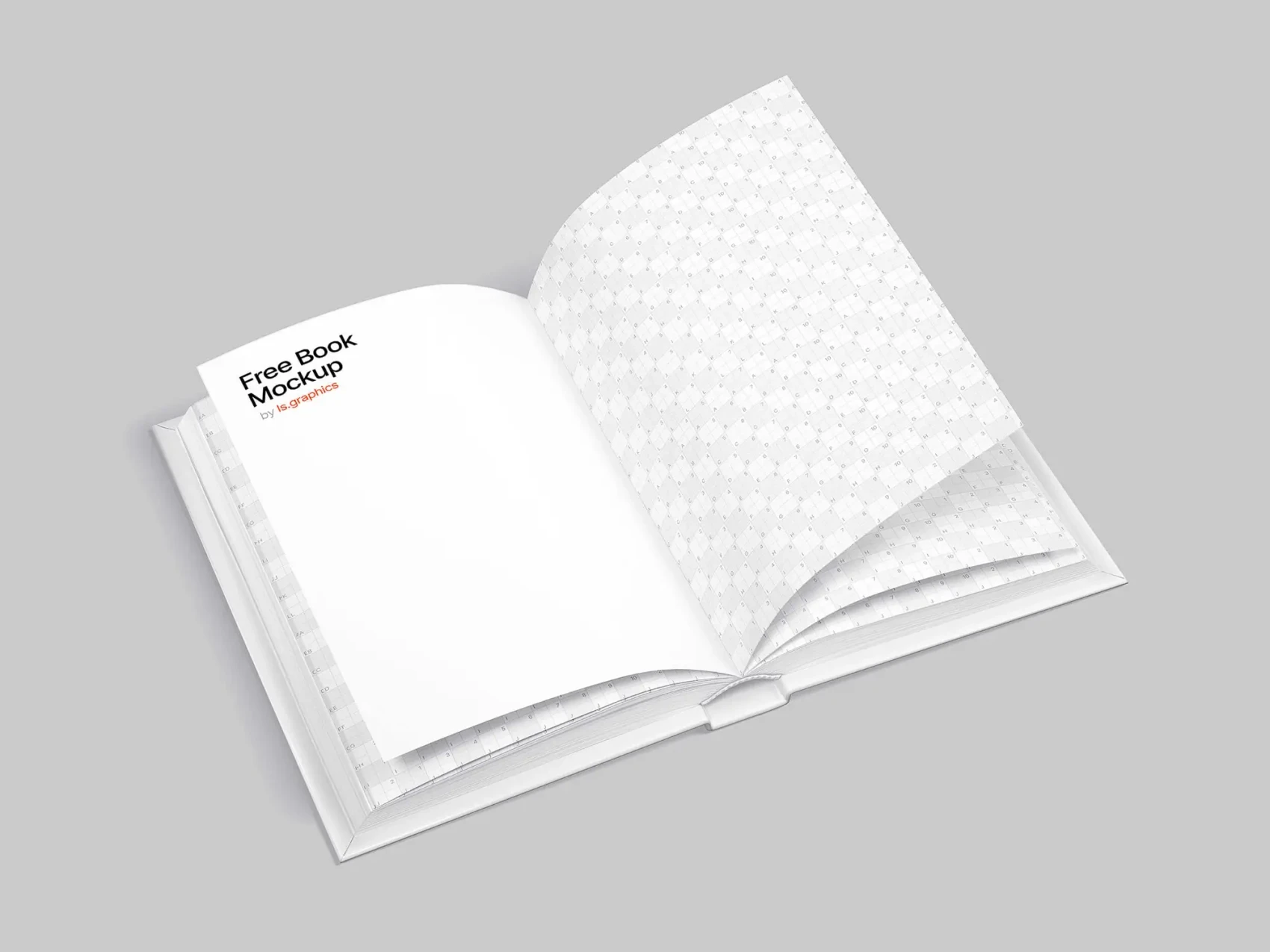 Free Opened Book Mockup 1