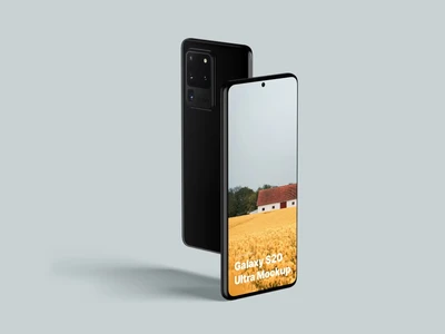 Samsung Galaxy S20 Ultra Mockups