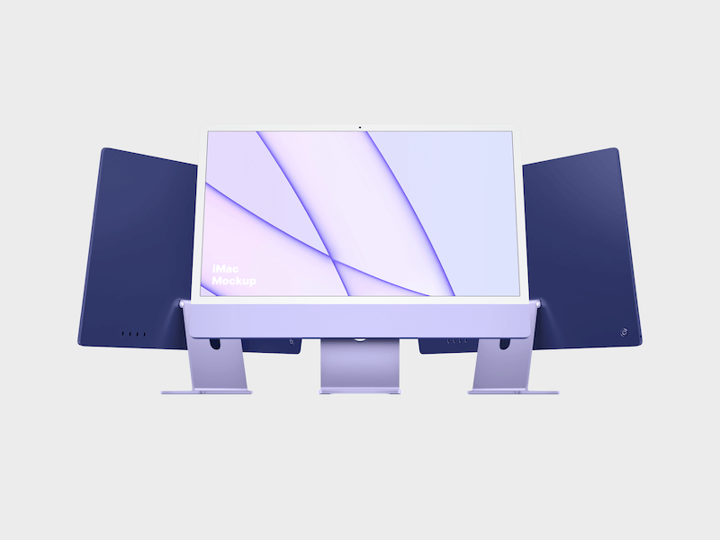 iMac 24-inch Mockups, 07