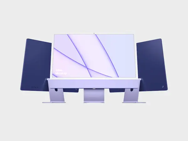 iMac 24-inch Mockups, 07