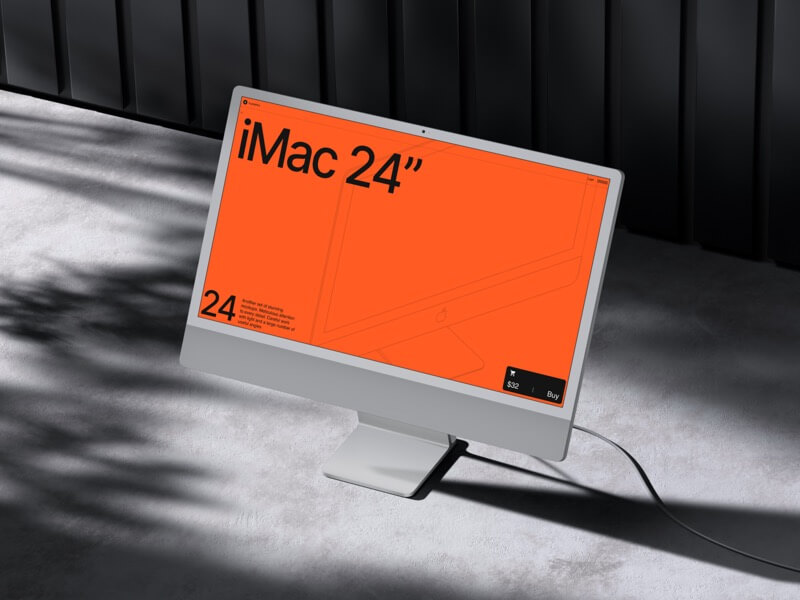 G-Mockups: iMac 24", 13