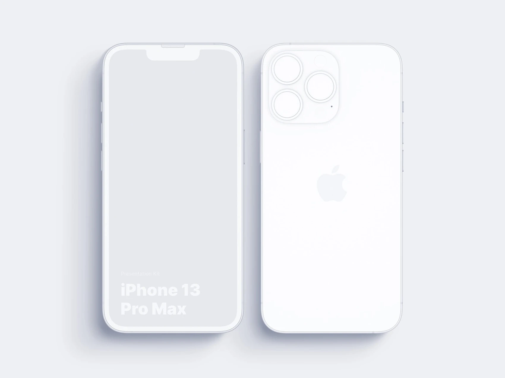 iPhone 13 Pro Clay Mockups: 01 1