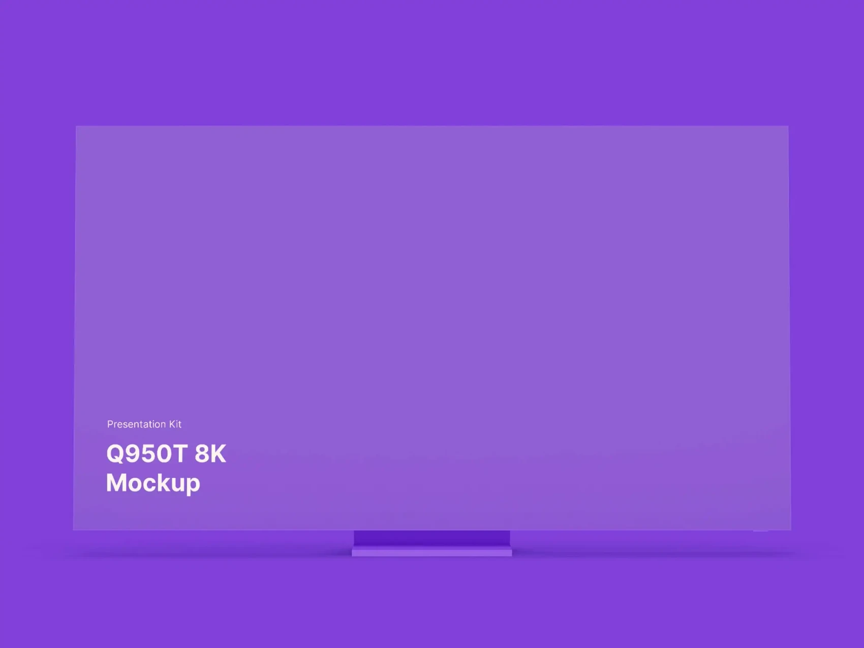 Samsung TV Mockup (Q950T 8K) 37