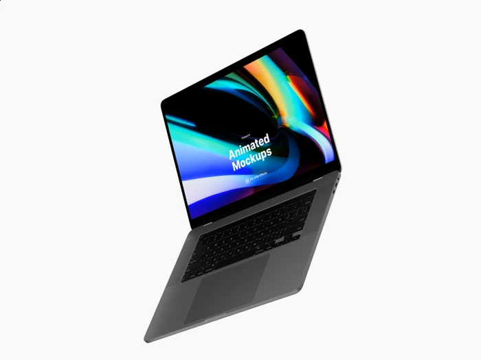 MacBook Pro Looped Animated Mockup, 05