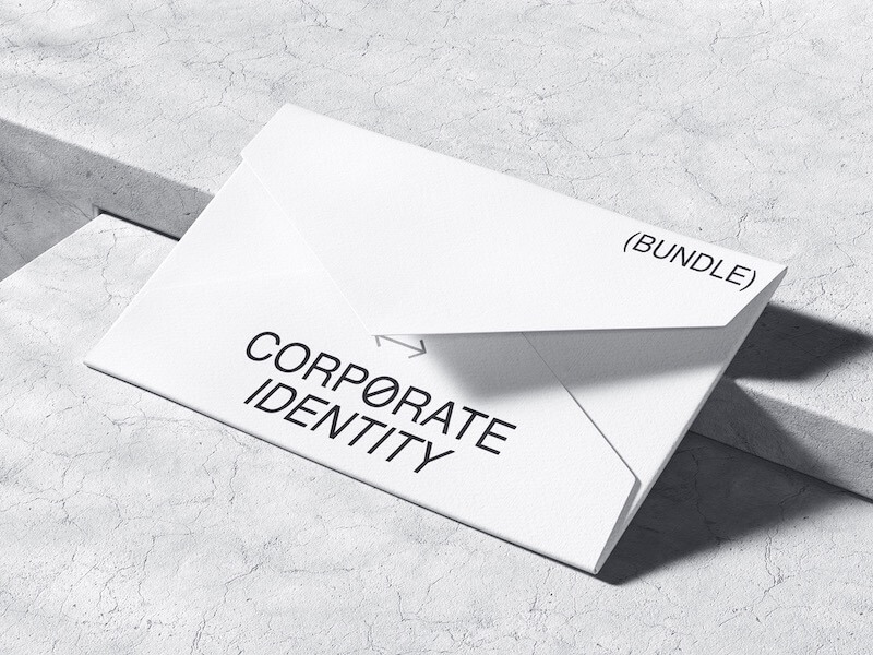 Qubus, Envelope Mockup in Minimalistic Enveronment, US, 09