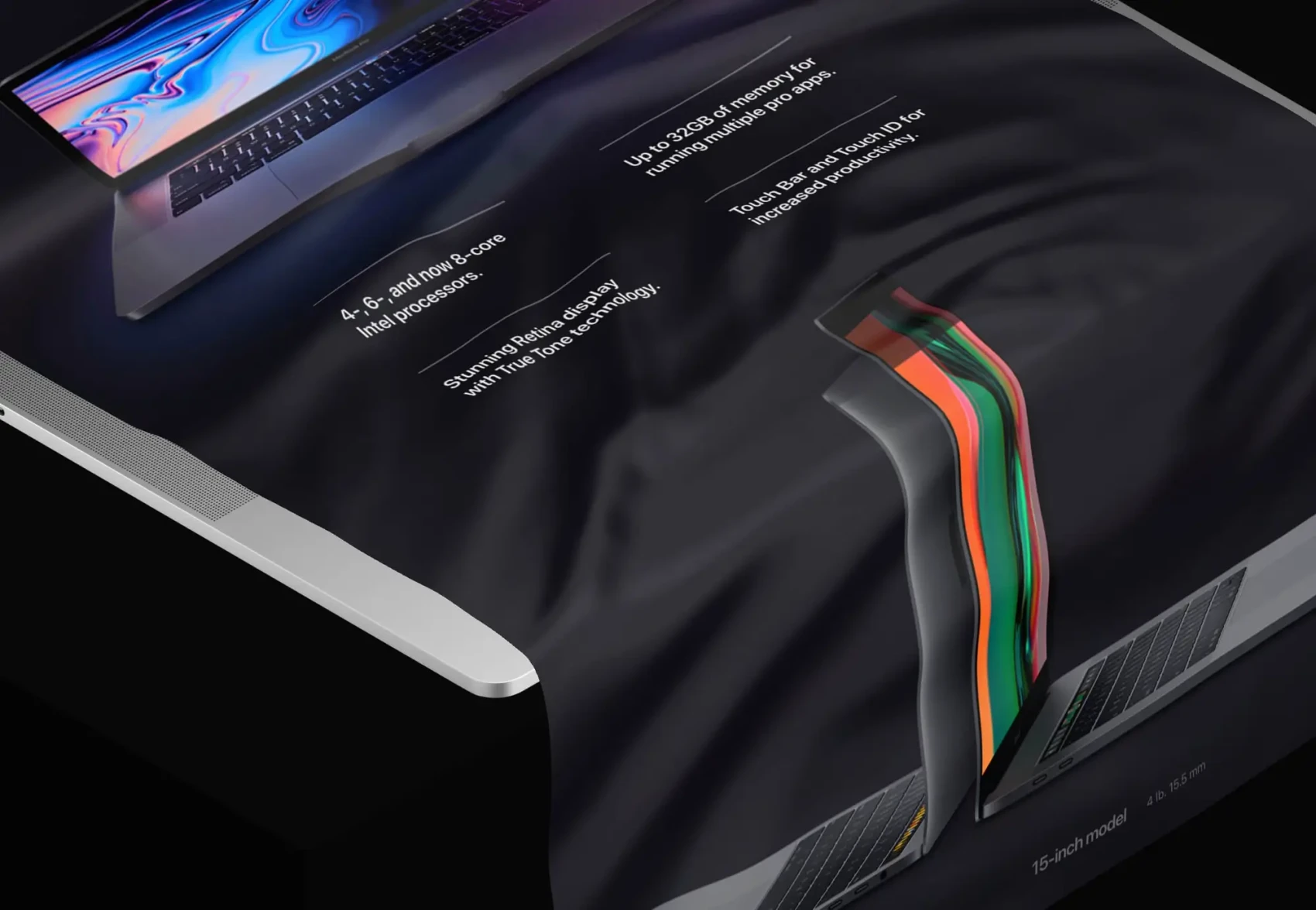 Free MacBook Long Scroll Mockup 2