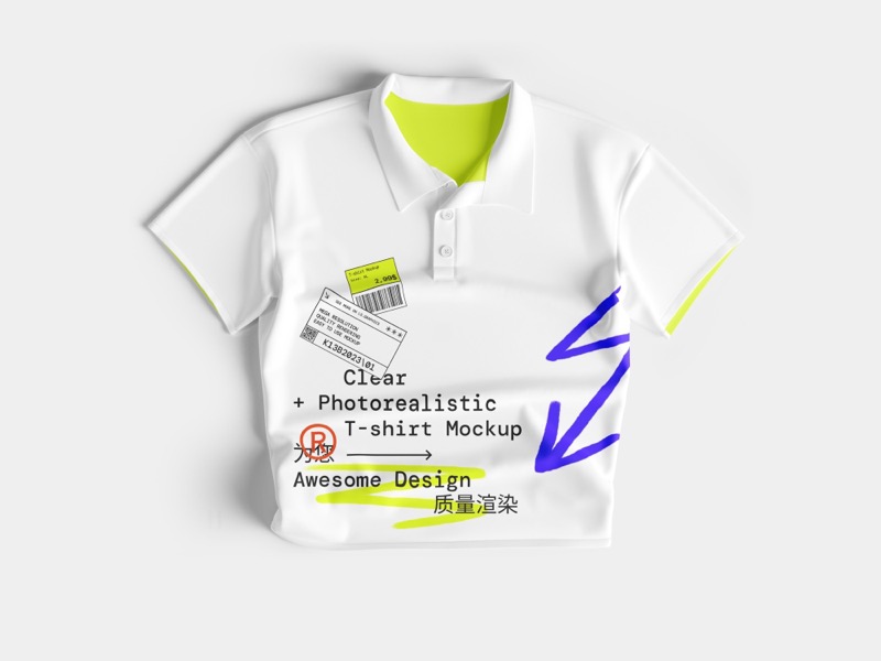 T-Shirt Mockup, Style 03, 03