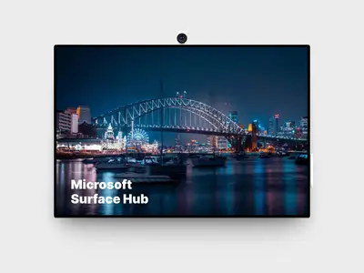Microsoft Surface Hub Mockups